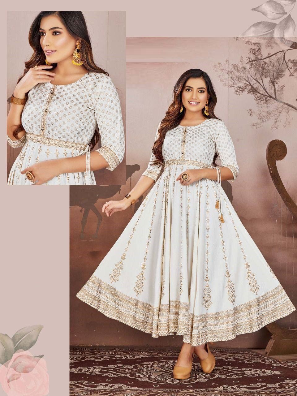 Foram 01 Fancy Designer Wholesale Anarkali Kurti Catalog
